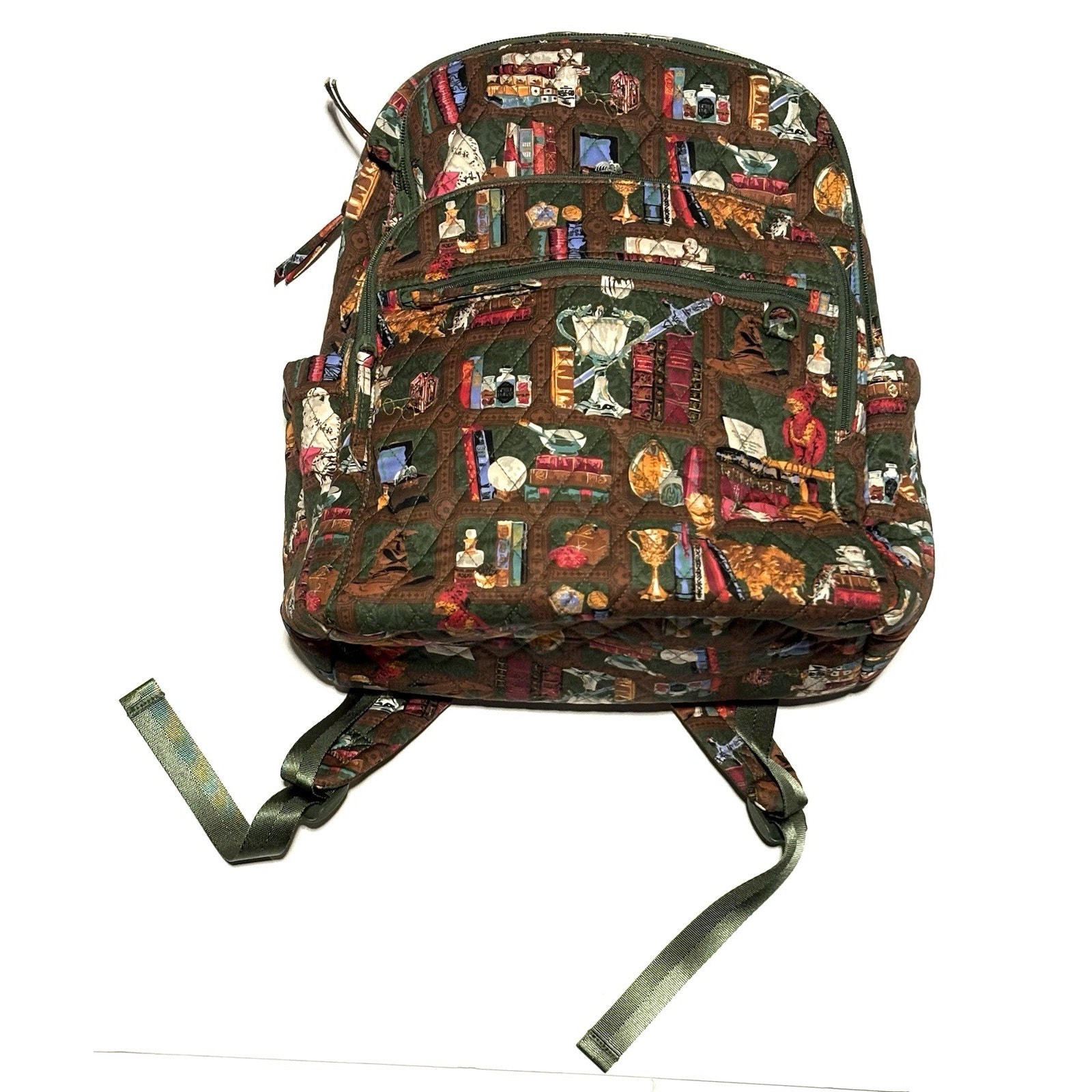 Vera Bradley Harry Potter Hogwarts Library Bancroft Backpack Lrg Crookshanks